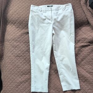APT.9 Modern Fit White Pants